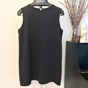 Zara black sleeveless sheath dress